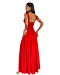 Vestido Longo Vermelho Elegante